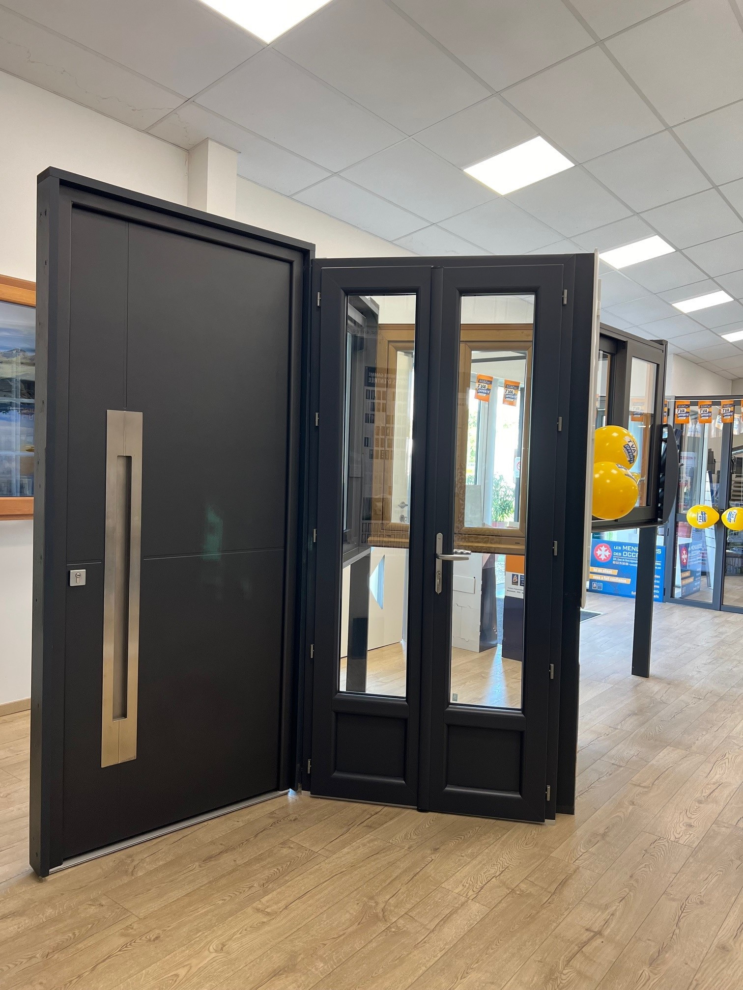 Showroom de La Boutique du Menuisier Les Menuisiers des Occitans à Montayral