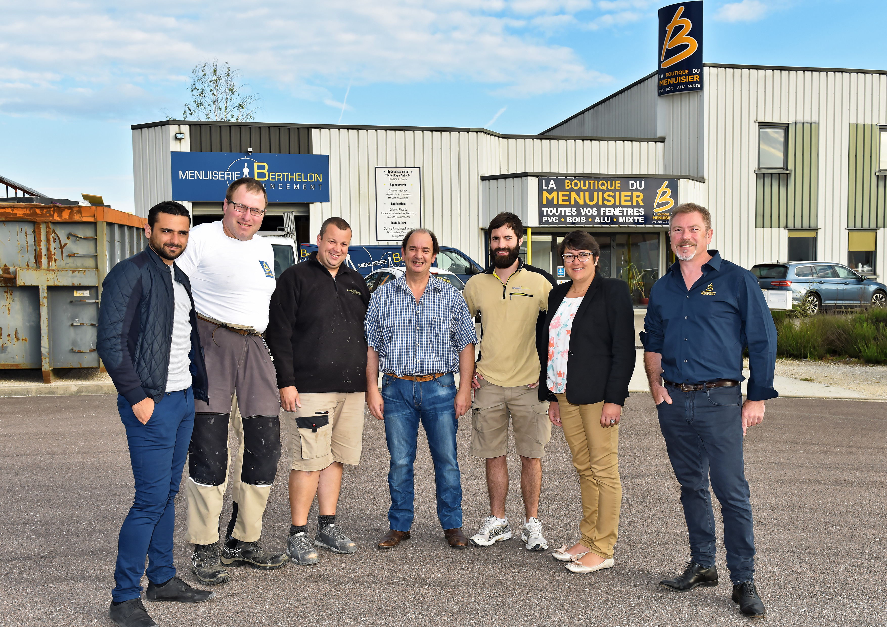 L'équipe de la Boutique Menuiserie Berthelon à Longvic