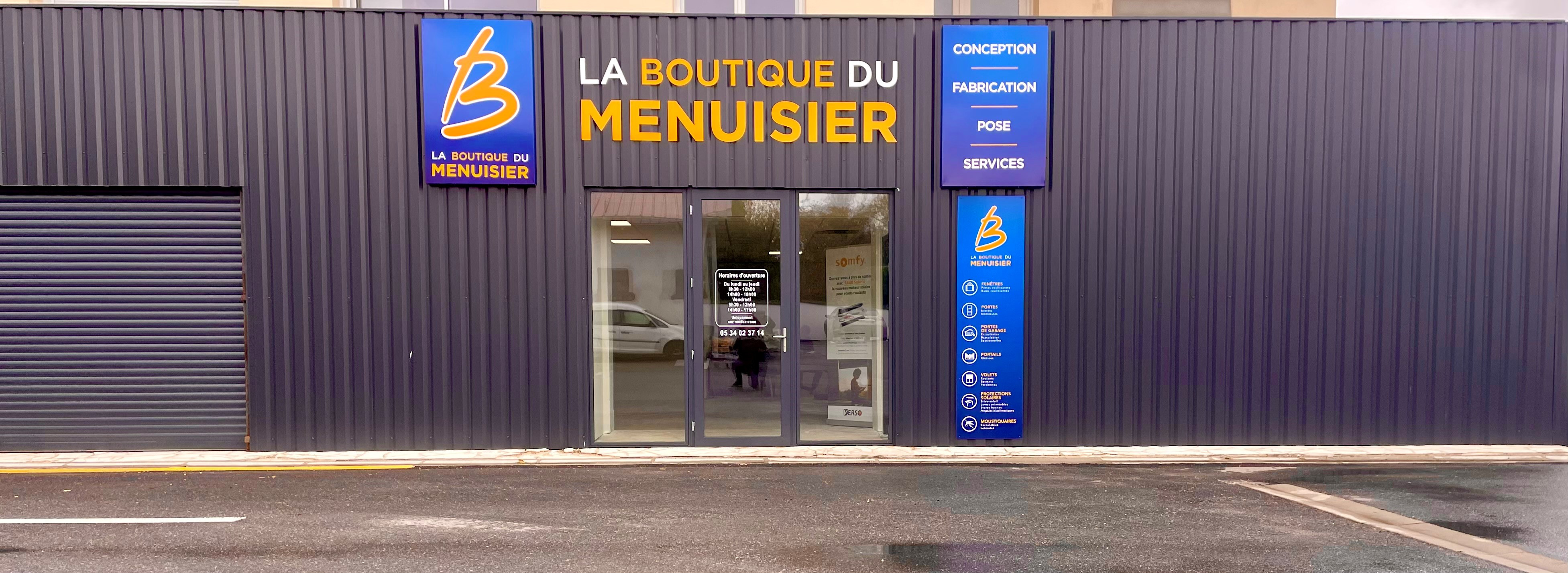 Façade de la Boutique du Menuisier AF Diffusion à Pamiers (09)