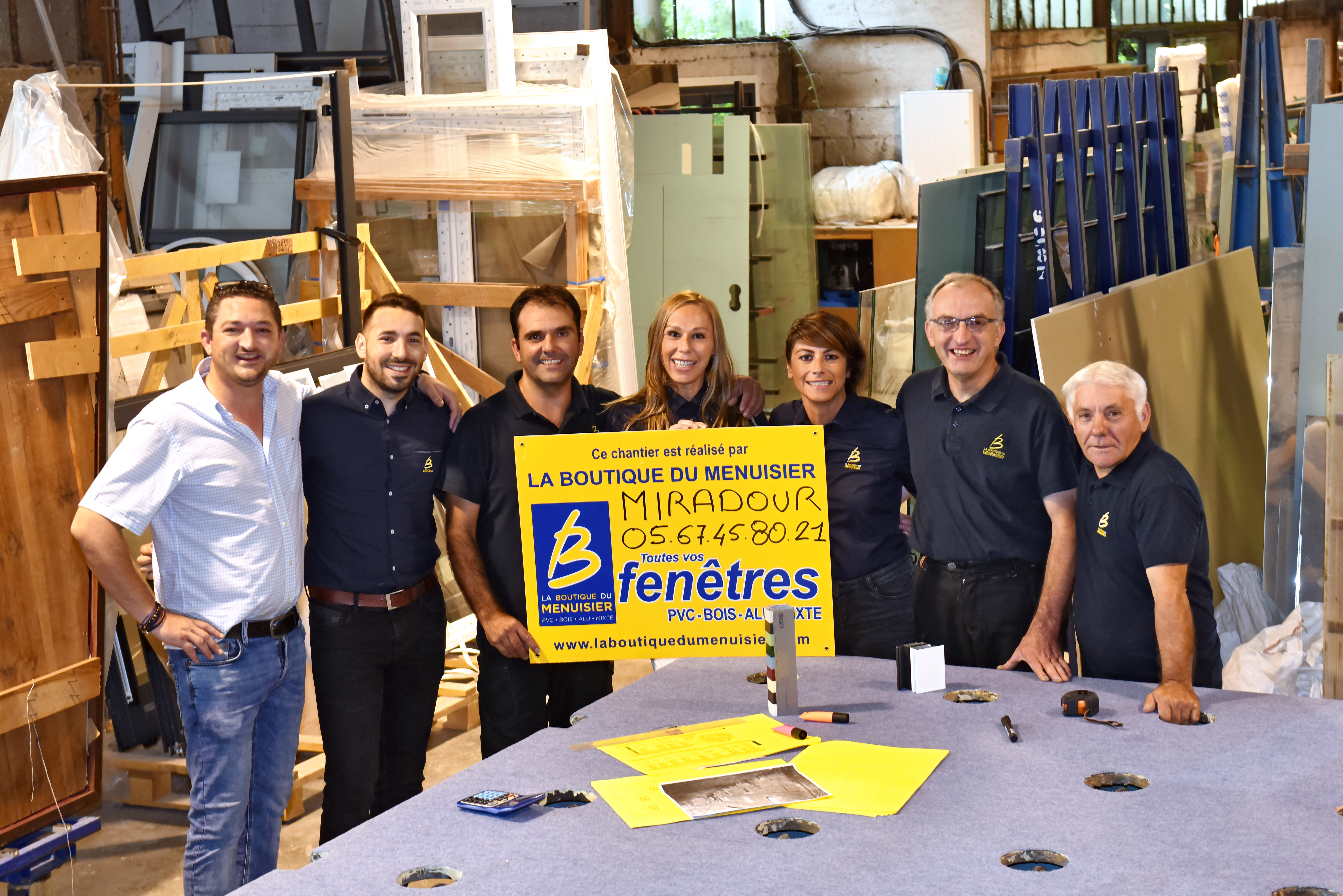 Equipe de la Boutique JPF Menuiseries Miradour à Aureilhan