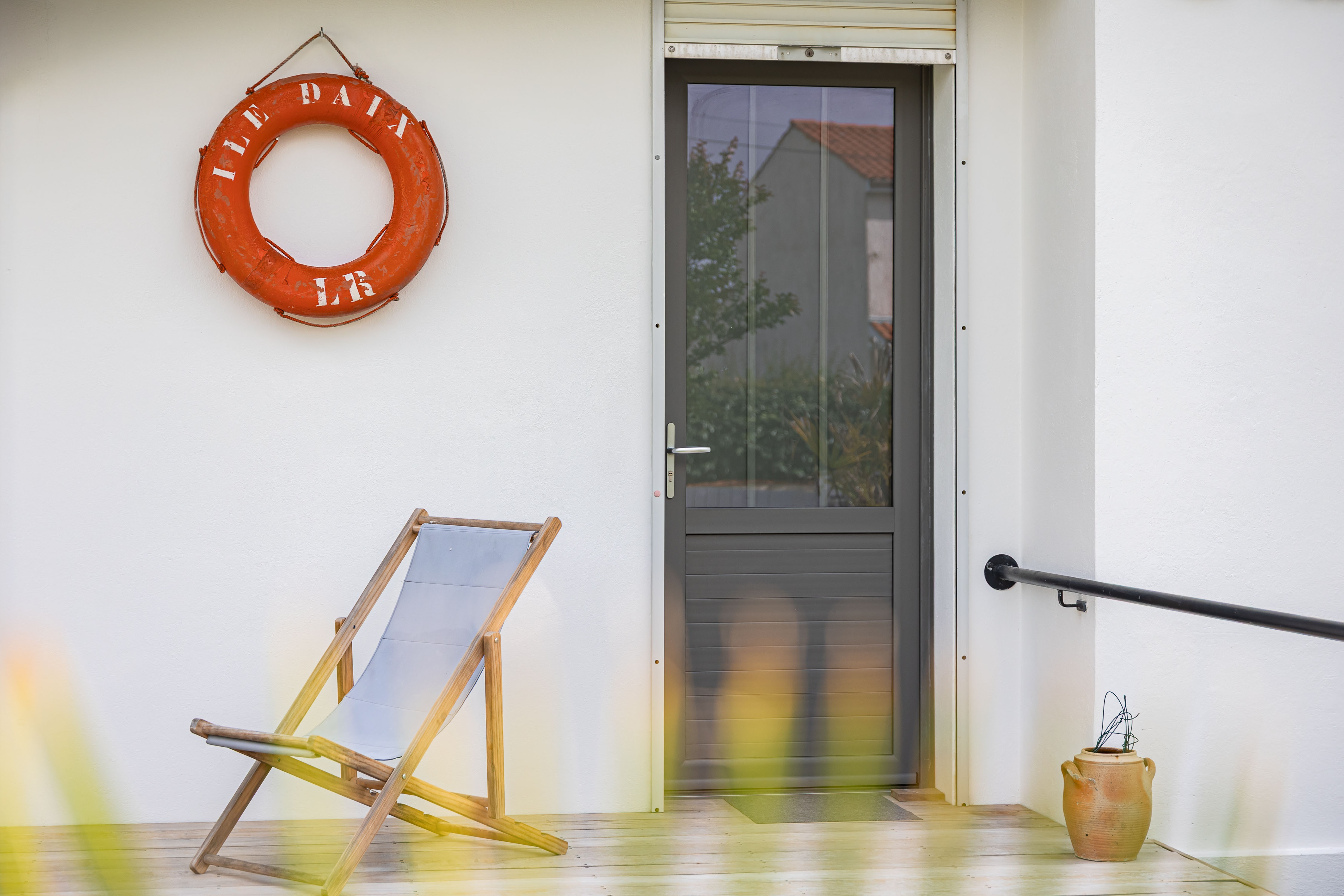 Laboutiquedumenuisier Mat Rochefort Porte Entree Pvc Neuf Surmesure Gris Quartz