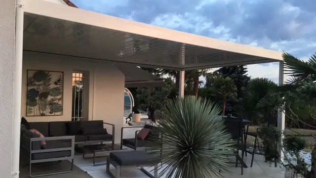 Pergola posé par la Boutique Thezard Menuiserie à Nevers