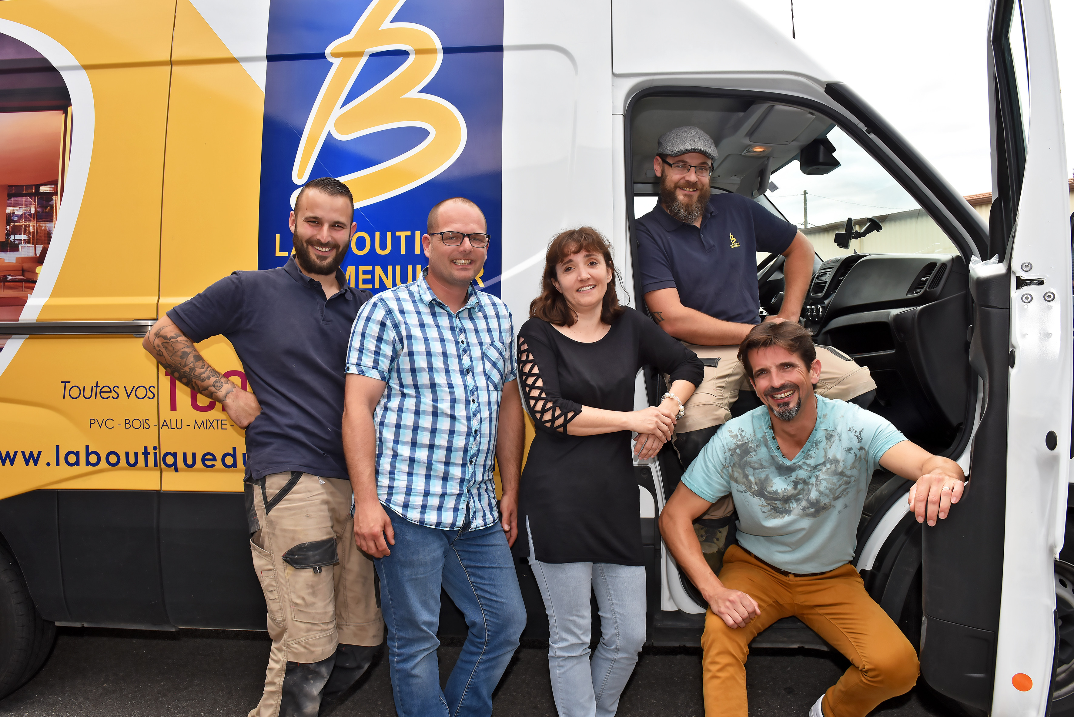 Equipe de la Boutique Drome Ouvertures à Montélimar