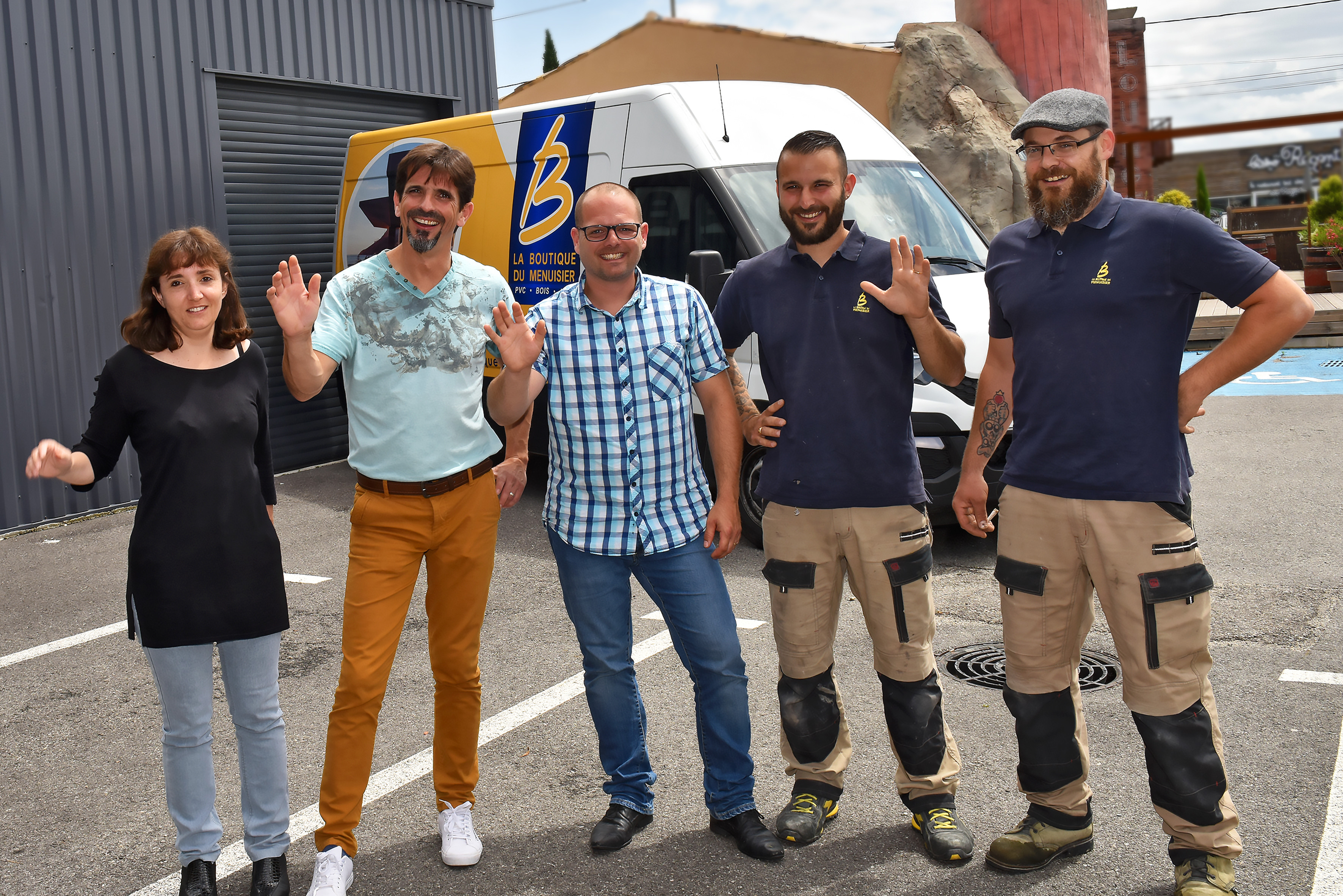 Equipe de la Boutique Drome Ouvertures à Montélimar