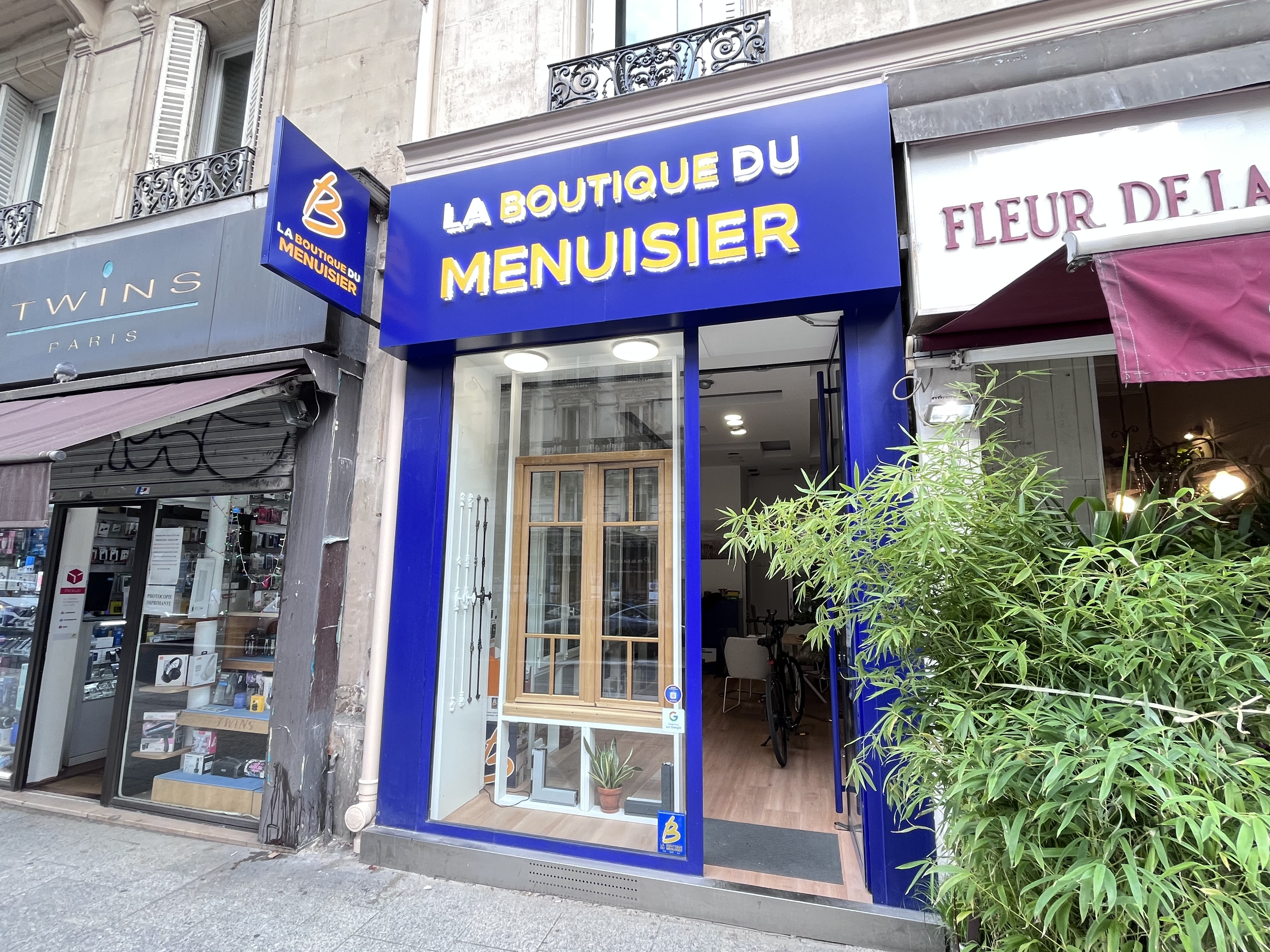 Façade La Boutique du Menuisier La Fayette