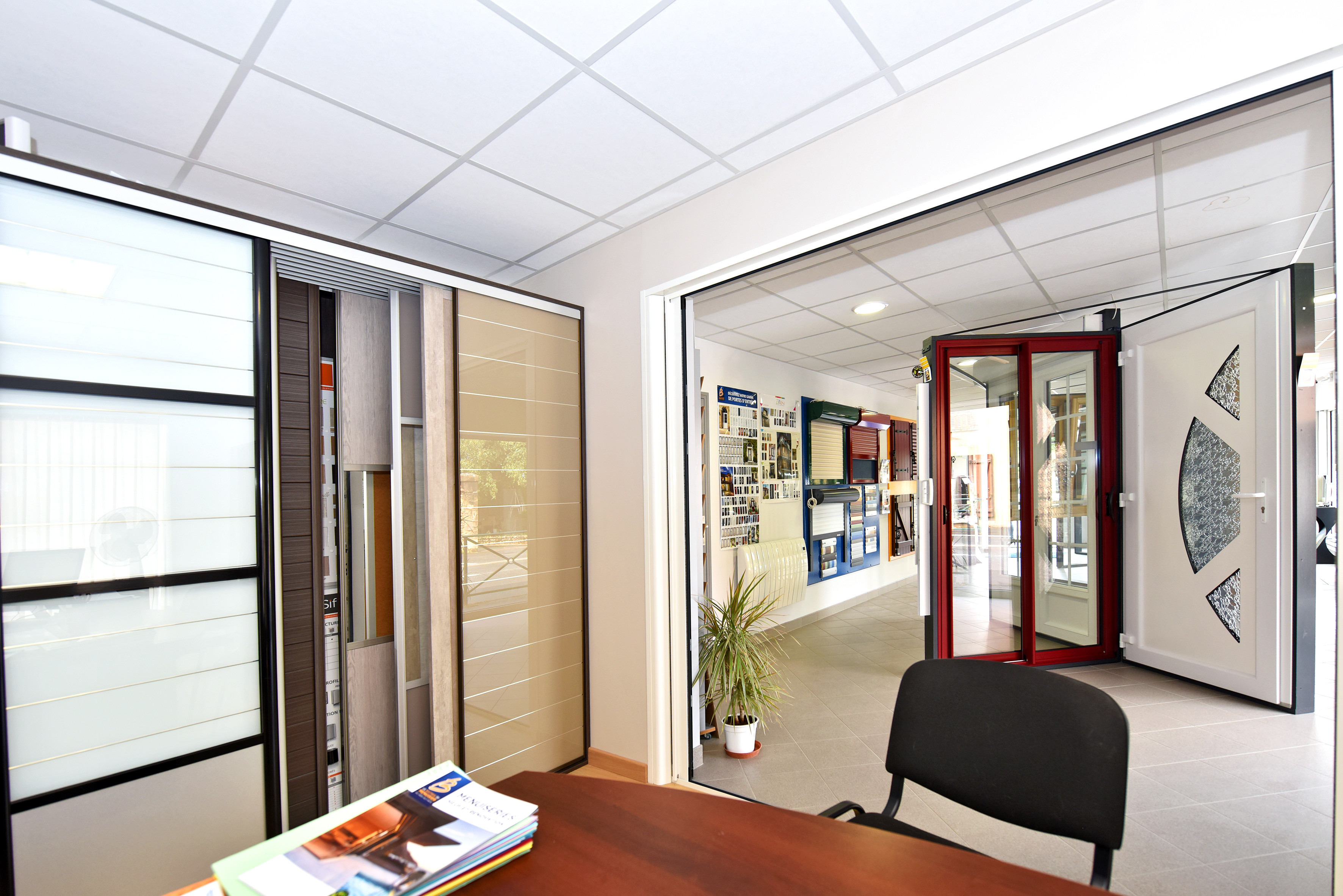 Showroom de la Boutique Bernardet Menuiserie à La Châtre (36)