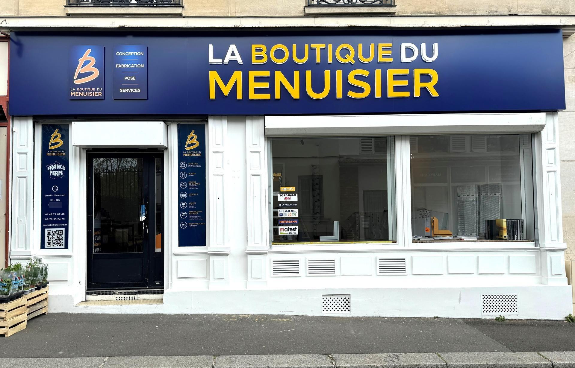 Façace de La Boutique du Menuisier FranceFerm à Fontenay-sous-Bois (94)