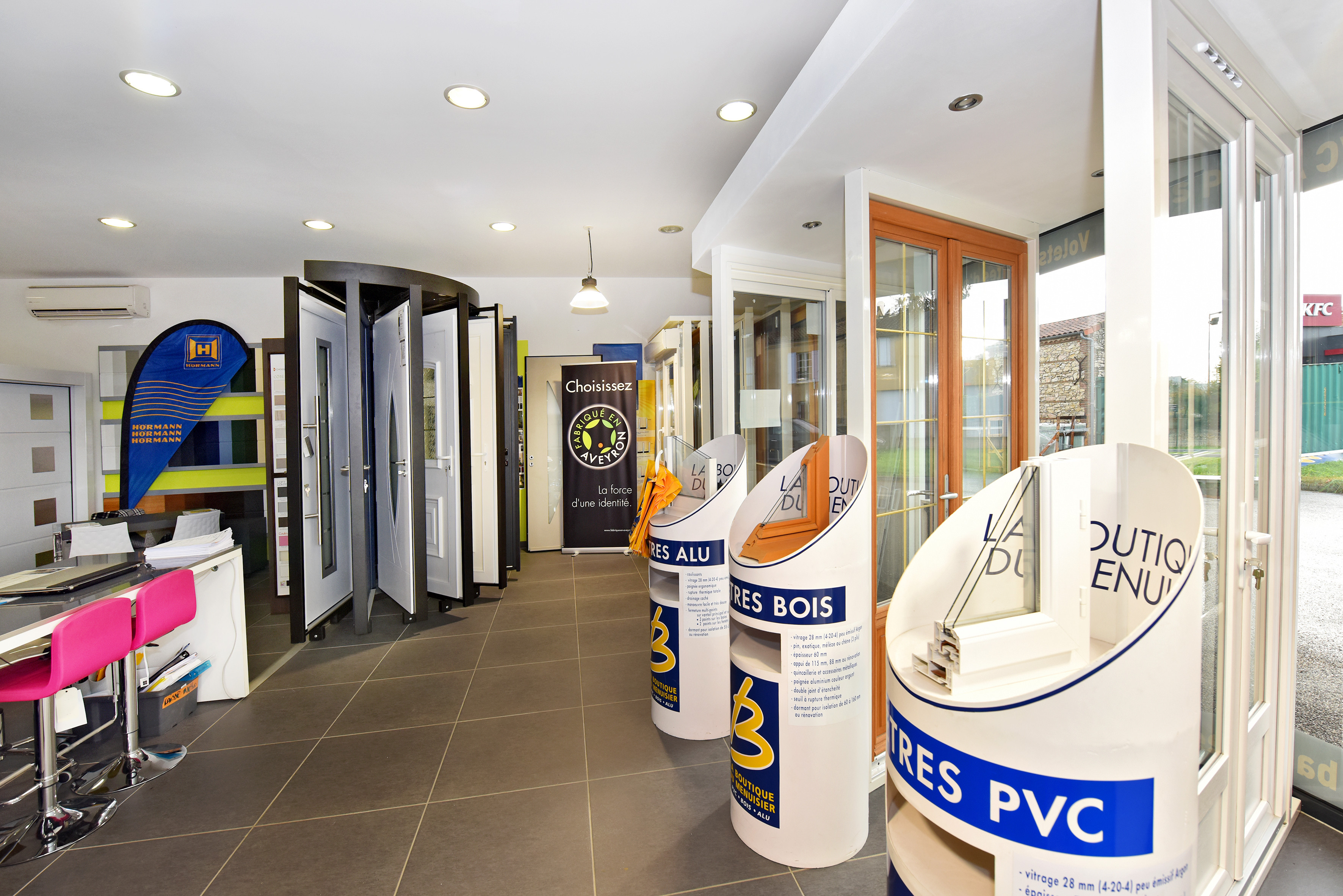 Showroom de la Boutique Menuiserie Agenaise - ETS Motard à Agen