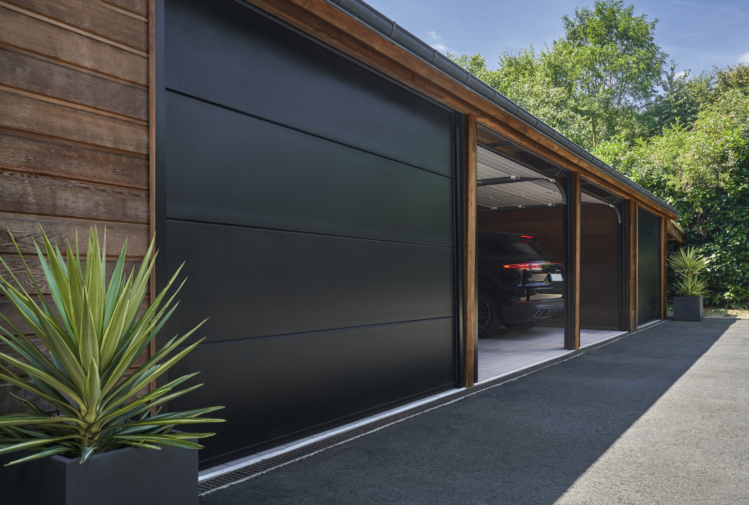 Porte de garage sectionnelle carsec pro soprofen