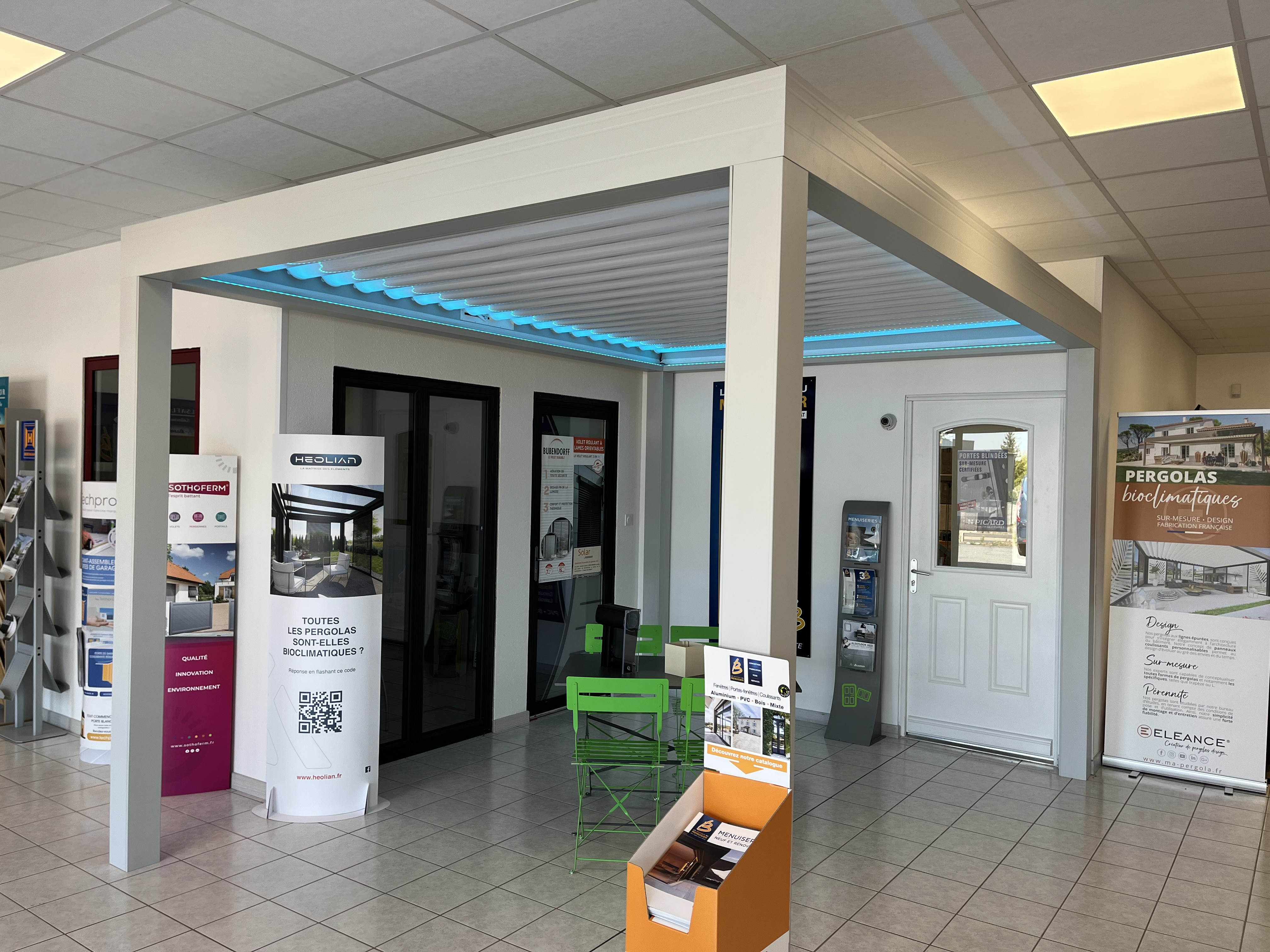 Showroom de la Boutique L'Atelier de Menuiserie BAP à Domérat (03)