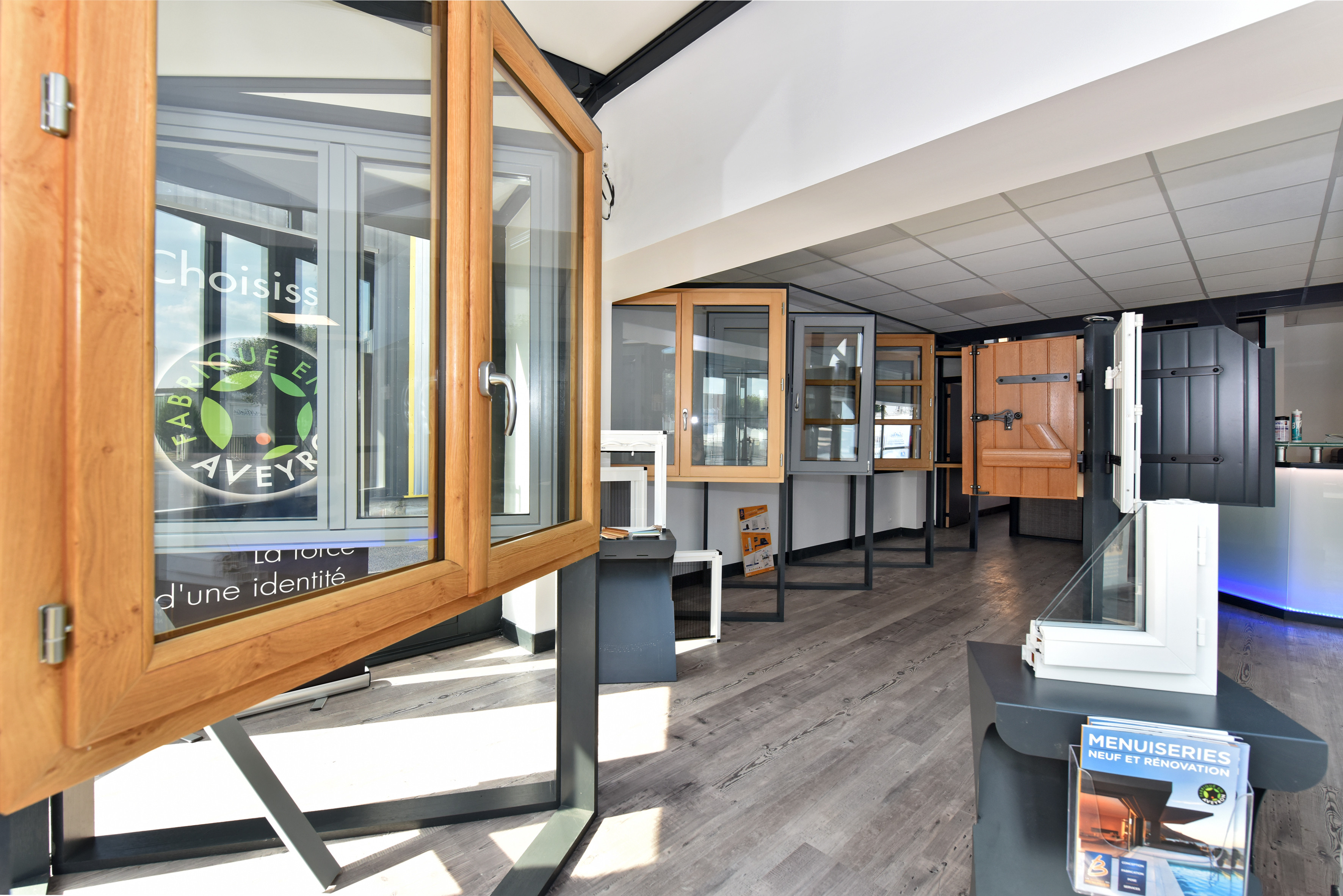 Showroom de La Boutique du Menuisier SMVB Maisonnier à Châteauroux (36)