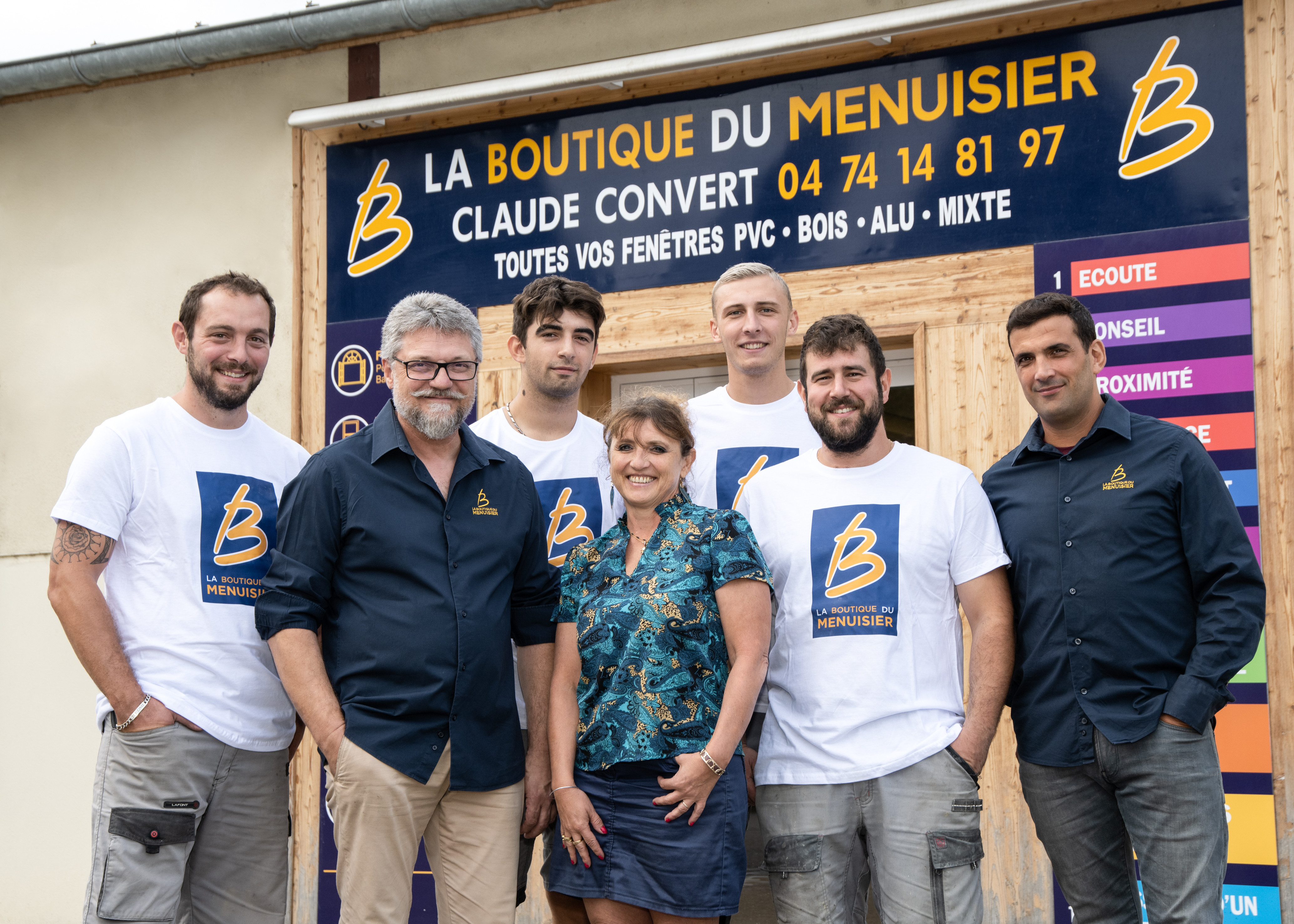 Equipe de la Boutique Menuiserie Convert à Viriat (01)