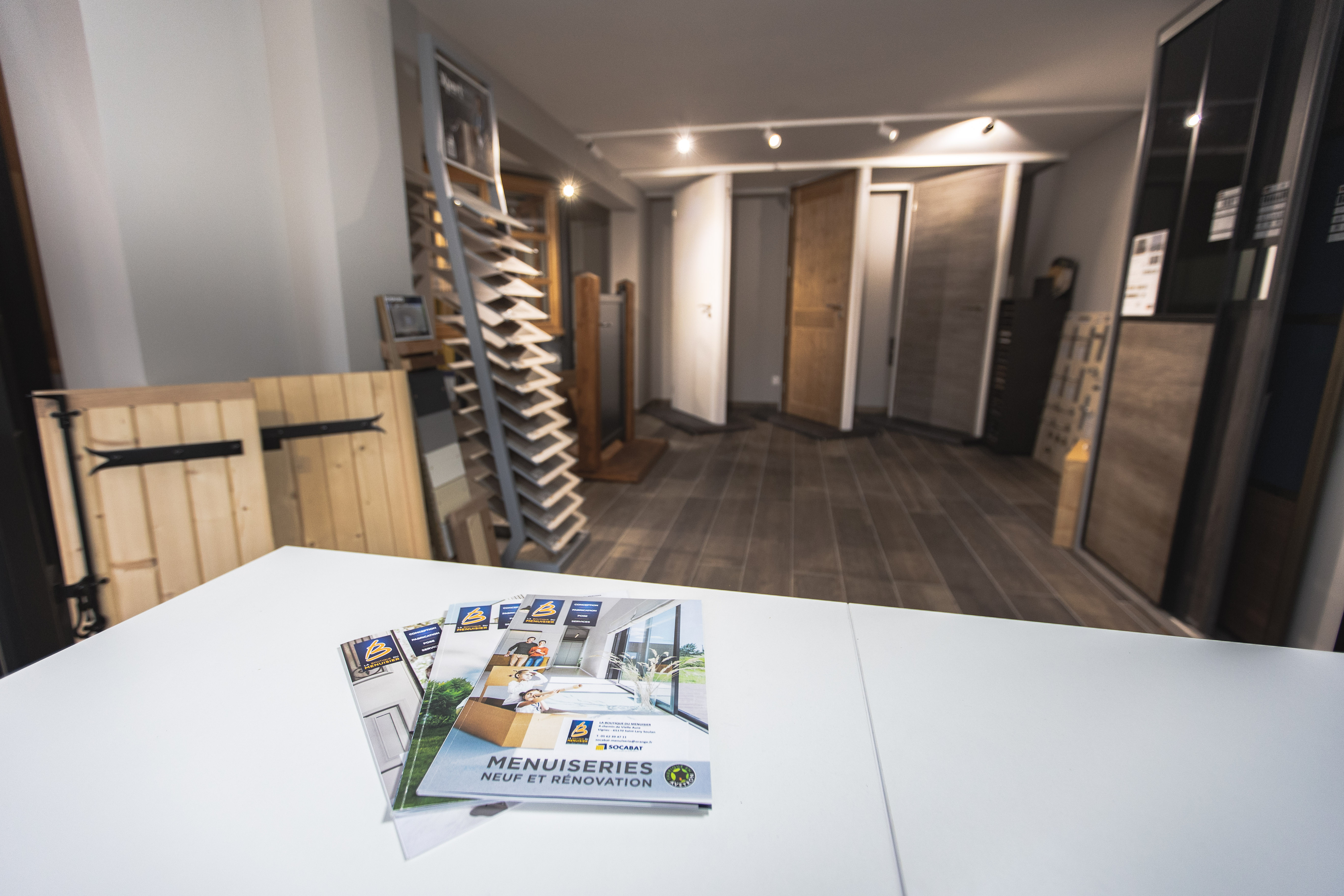 Showroom de la Boutique Socabat à Vignec (65)