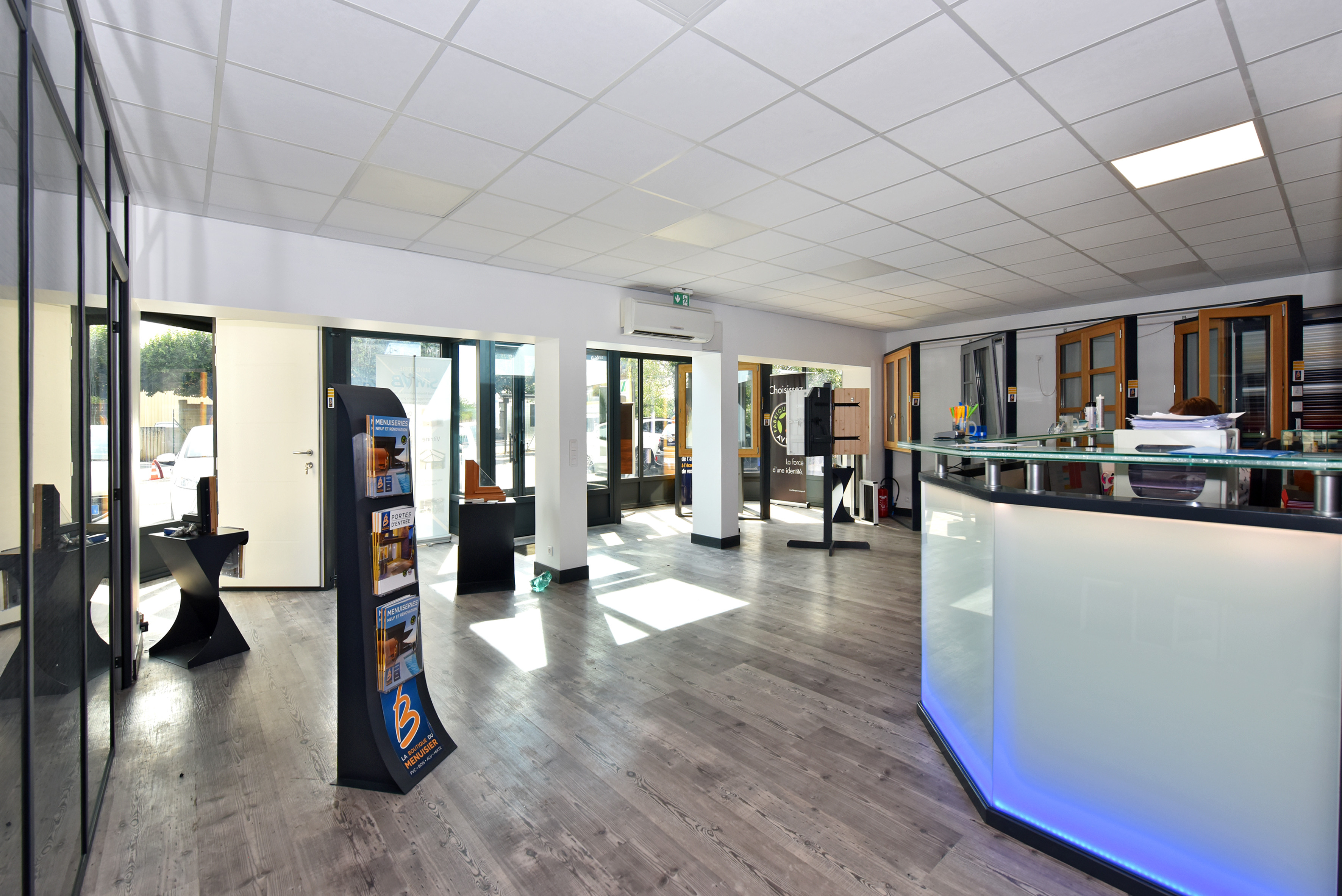 Showroom de La Boutique du Menuisier SMVB Maisonnier à Châteauroux (36)