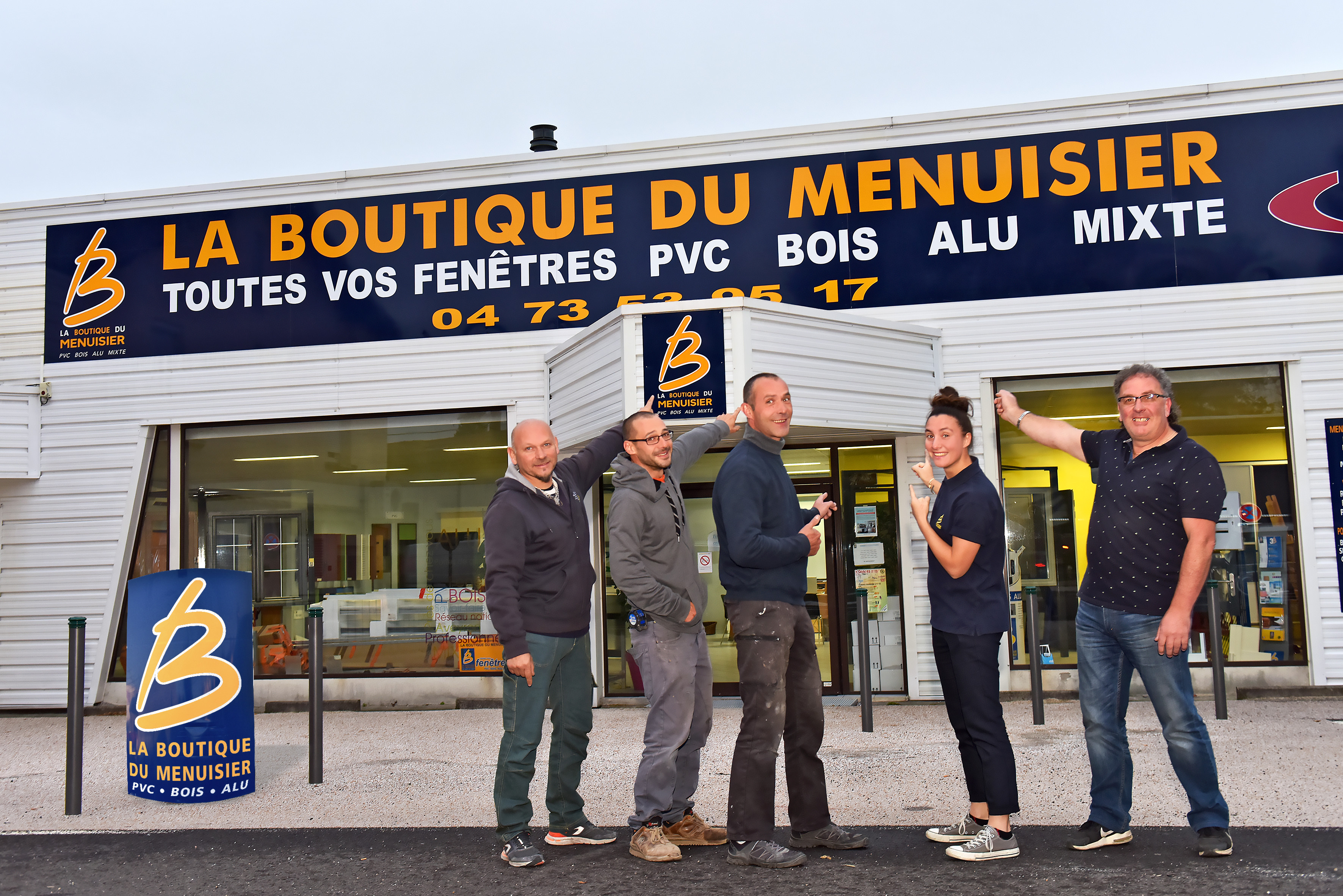 Equipe de la Boutique MPR 63 à Peschadoires