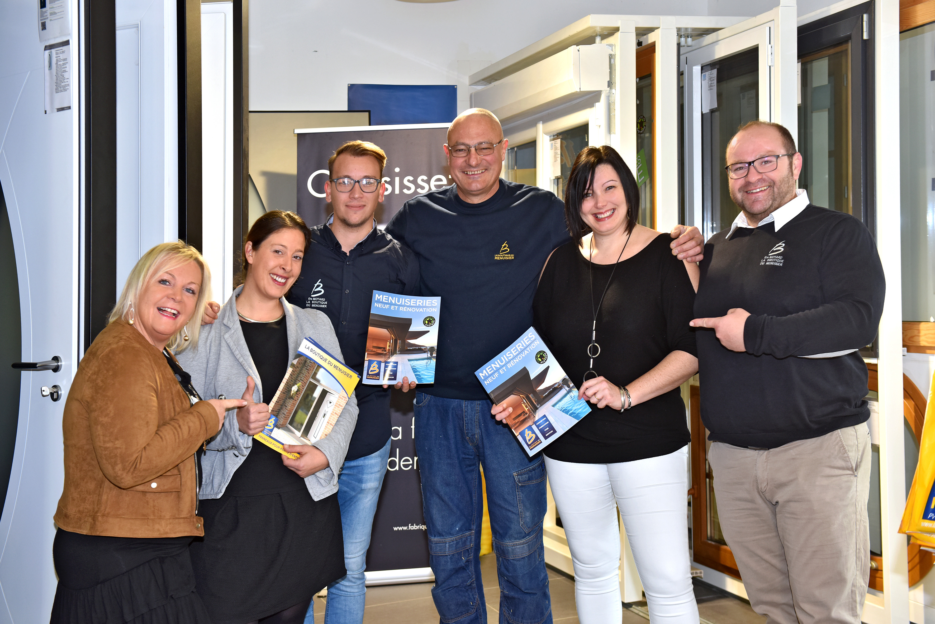 L'équipe de la Boutique Menuiserie Agenaise - ETS Motard à Agen