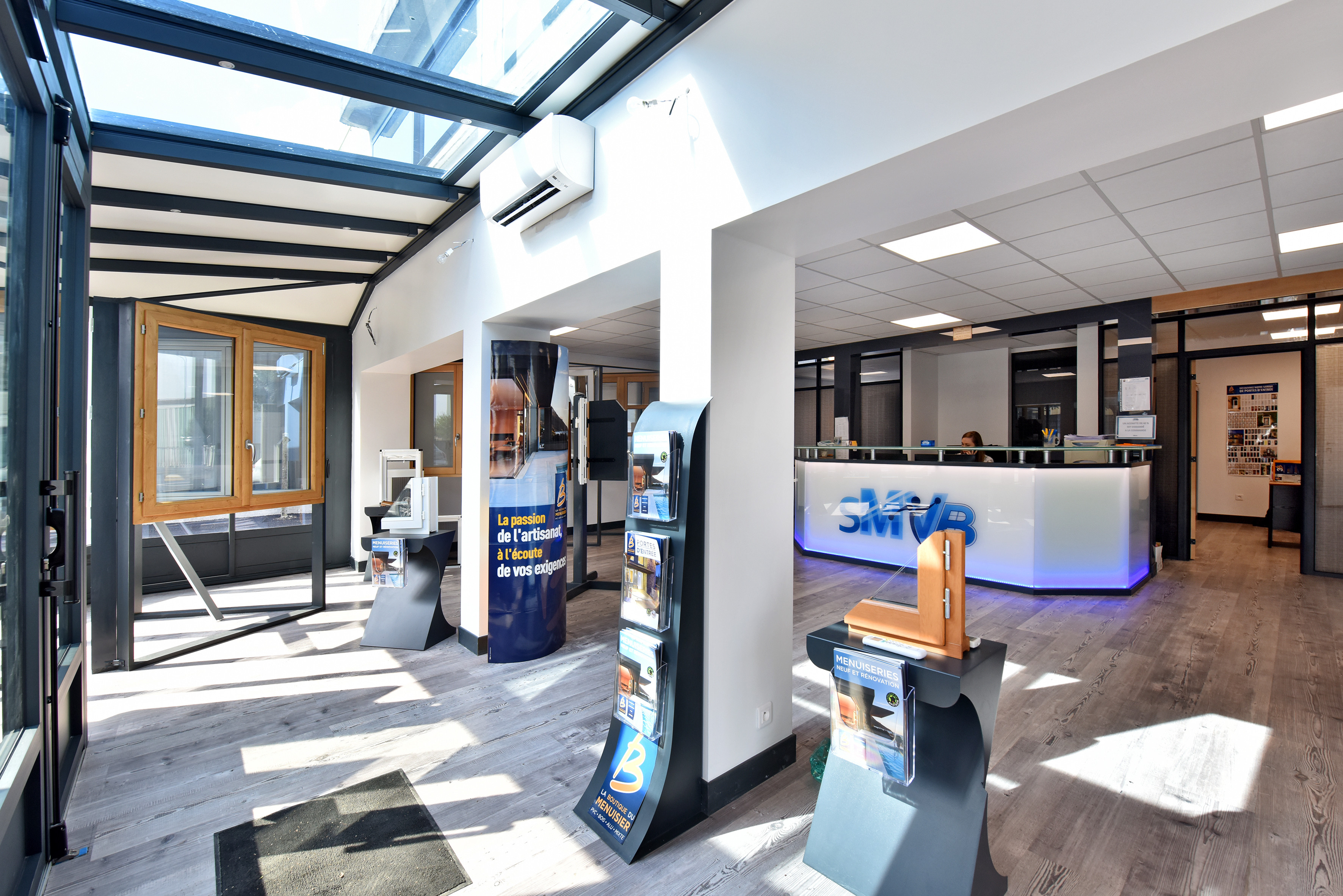 Showroom de La Boutique du Menuisier SMVB Maisonnier à Châteauroux (36)