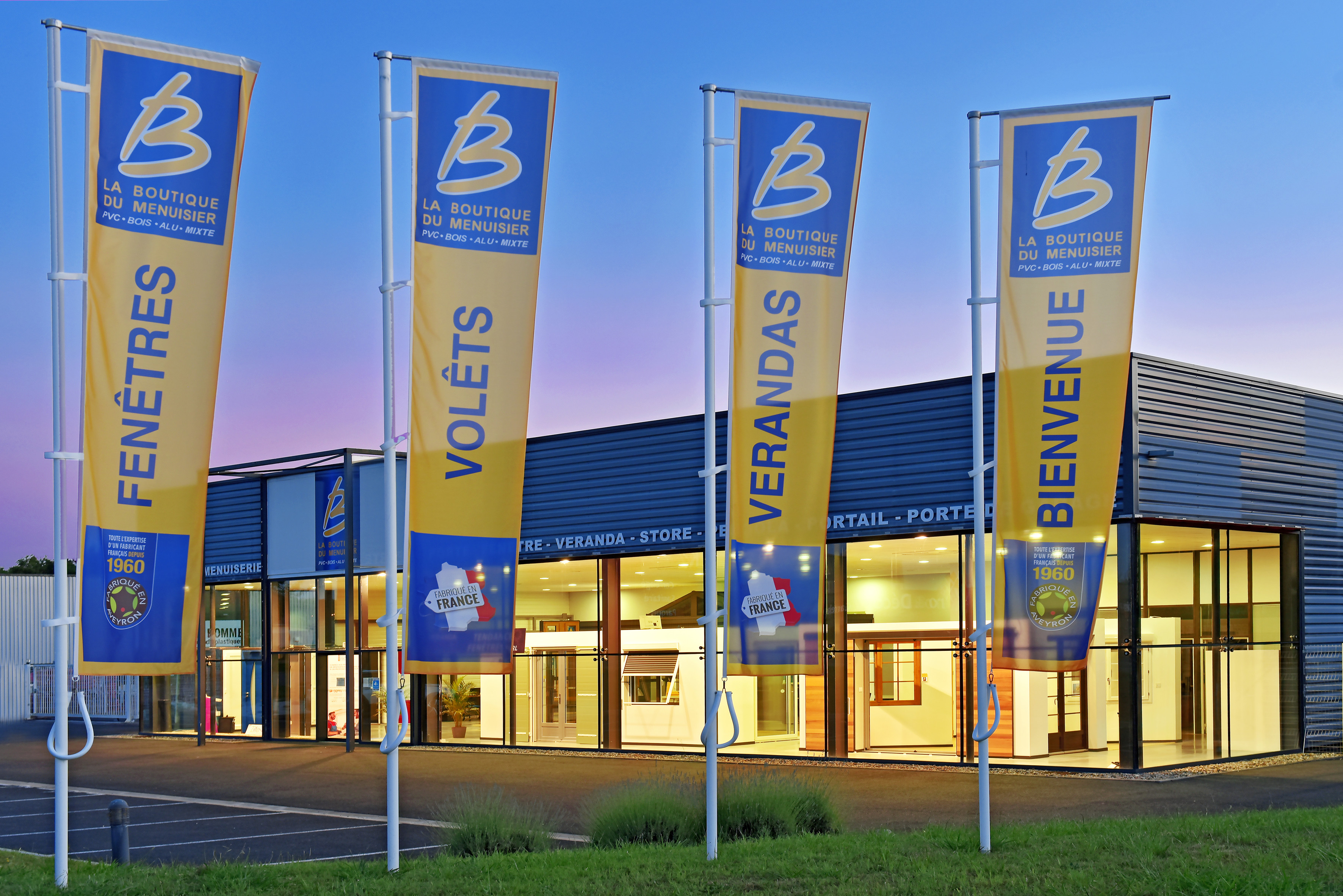 Façade de la Boutique Tendance Fenêtres à Mazères (33)