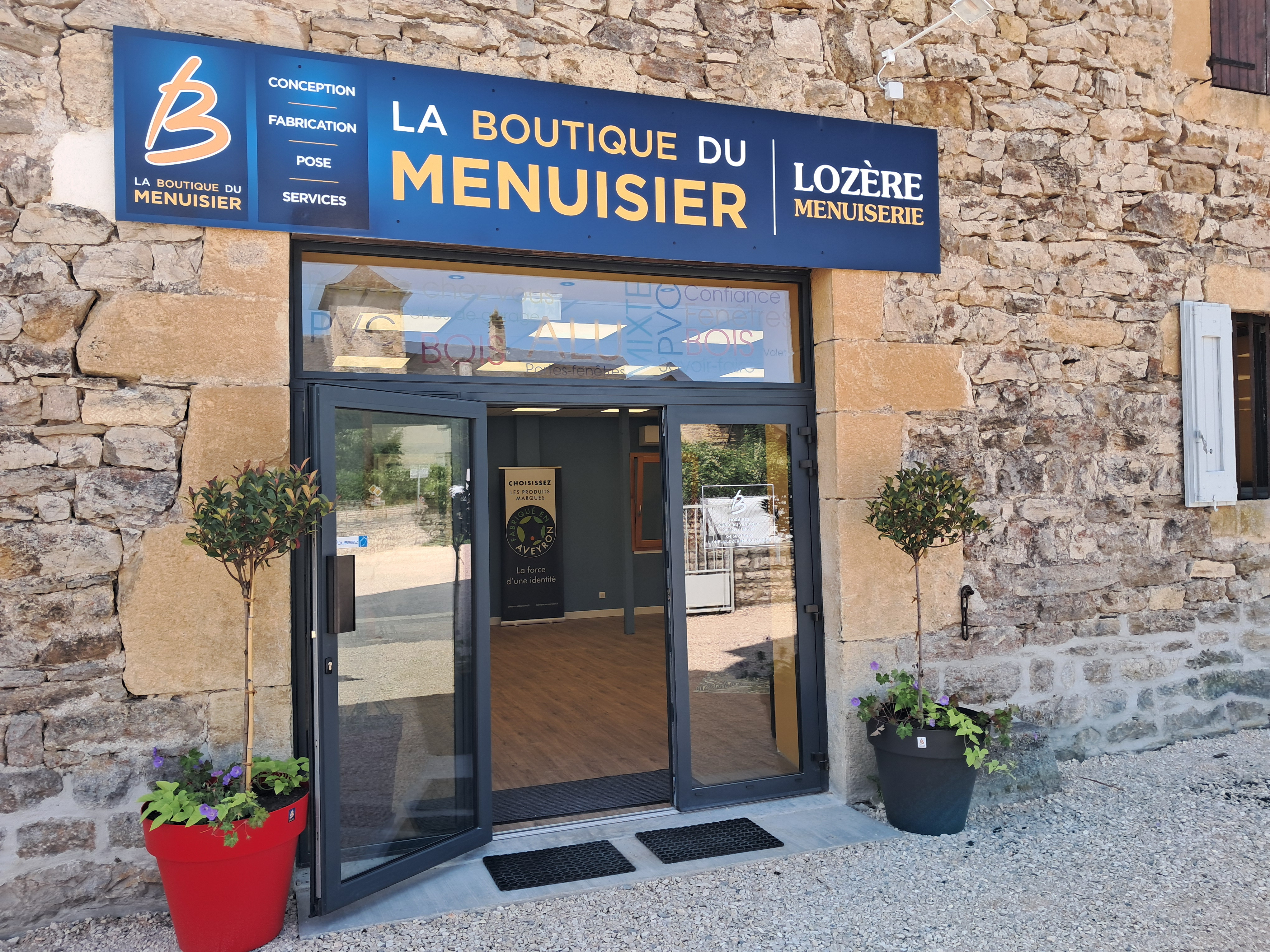 Showroom de La Boutique du Menuisier Lozère Menuiserie à Mende