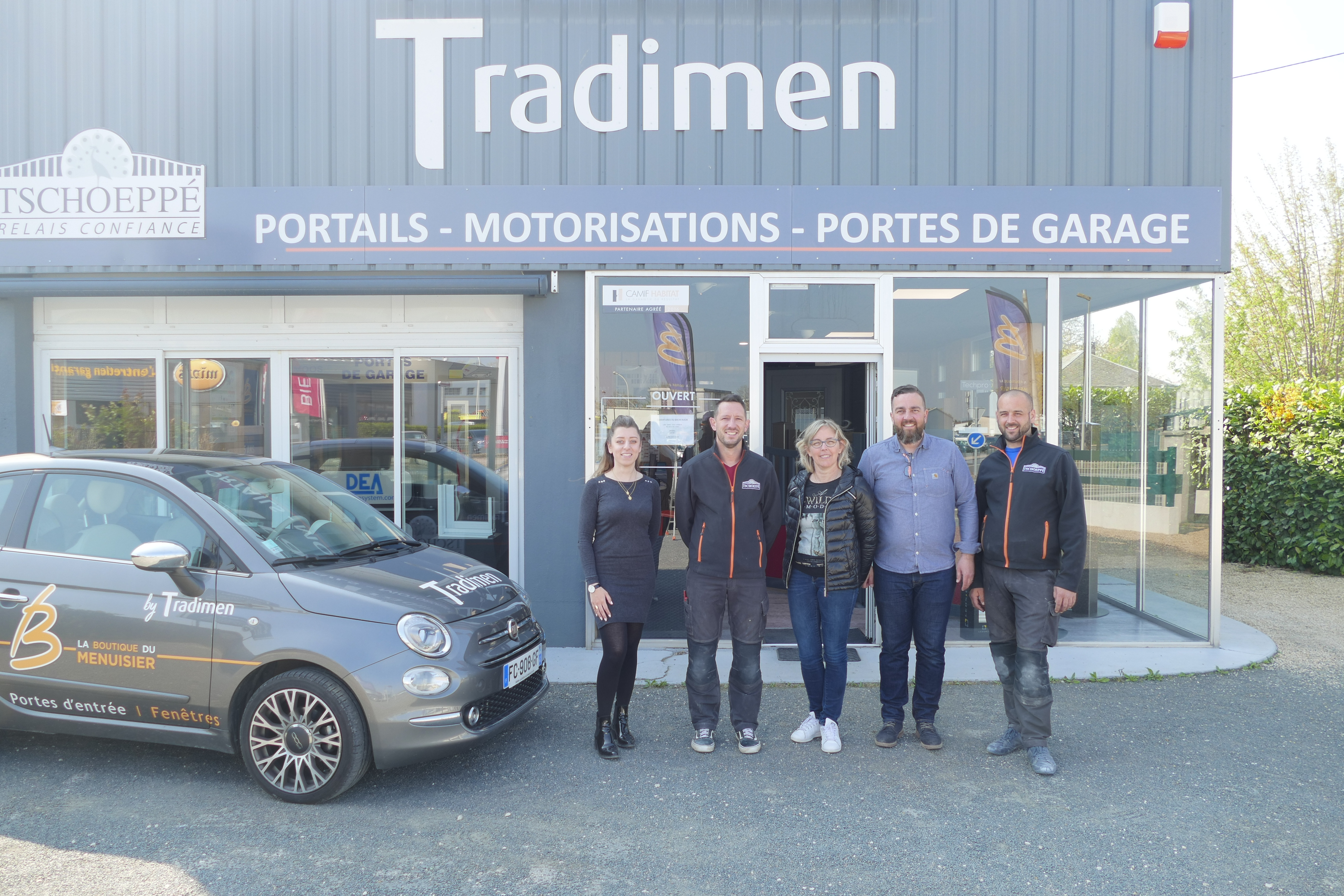 L'équipe de la Boutique Tradimen à Blois (41)