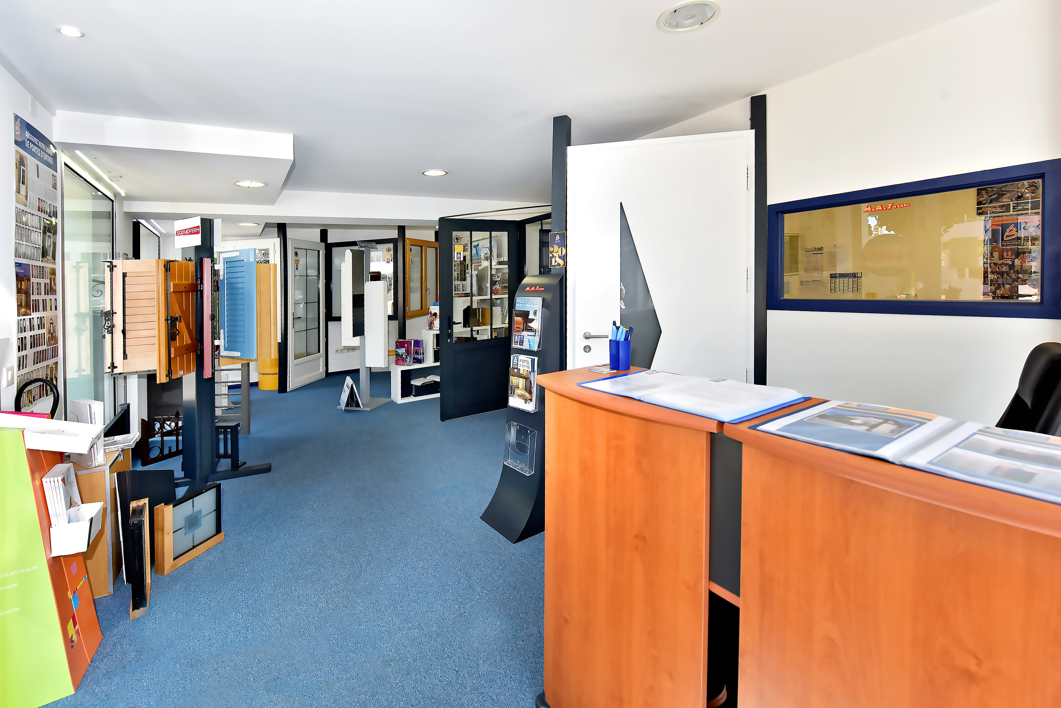 Showroom de la Boutique M.A.T à Royan